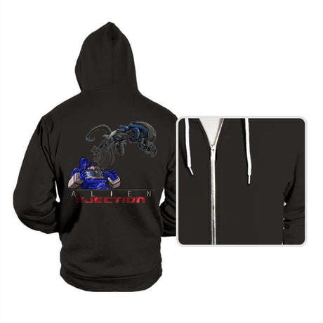 Alien Ejection - Hoodies Hoodies RIPT Apparel Small / Black