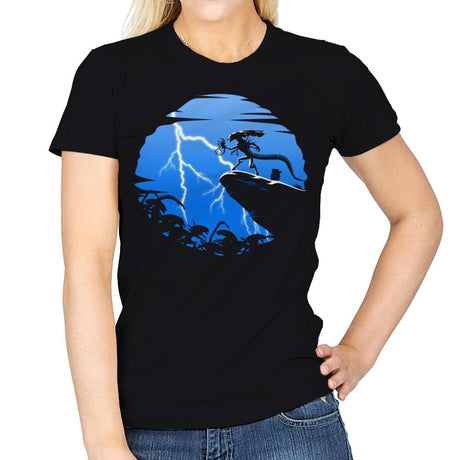 Alien King - Womens T-Shirts RIPT Apparel Small / Black