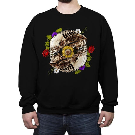 Alien Nature - Crew Neck Sweatshirt Crew Neck Sweatshirt RIPT Apparel Small / Black