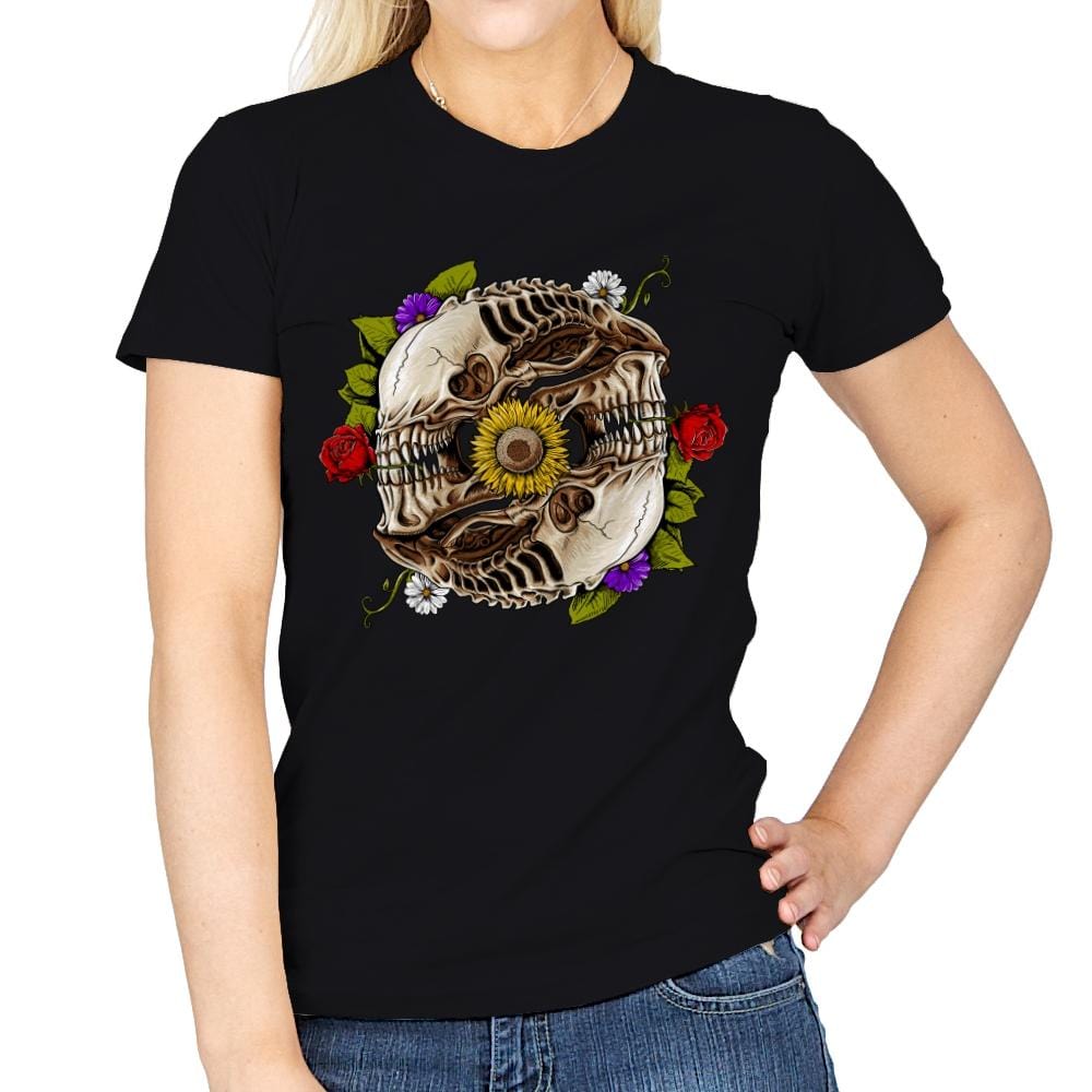 Alien Nature - Womens T-Shirts RIPT Apparel Small / Black