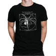 Alien Pentagram - Mens Premium T-Shirts RIPT Apparel Small / Black