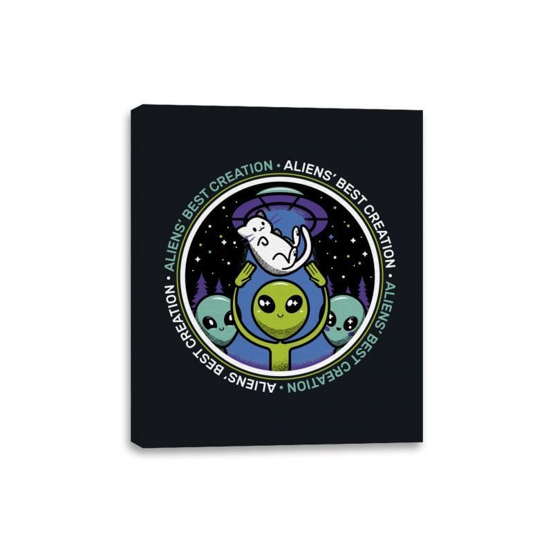 Aliens' Best Creation - Canvas Wraps Canvas Wraps RIPT Apparel 8x10 / Black