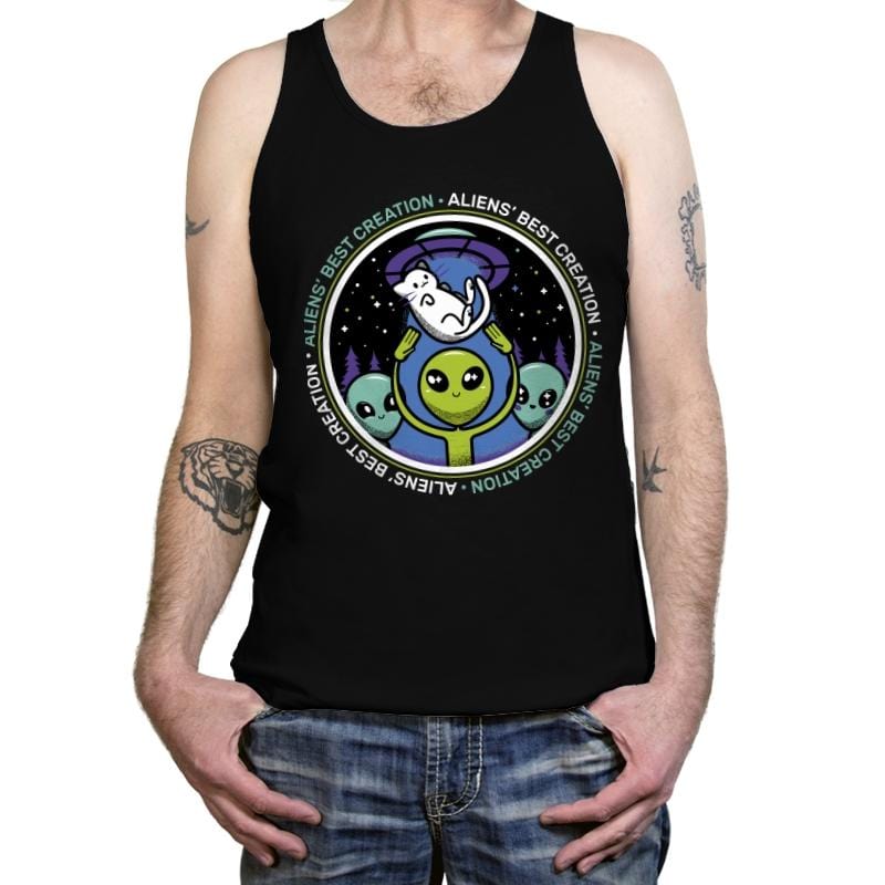 Aliens' Best Creation - Tanktop Tanktop RIPT Apparel X-Small / Black