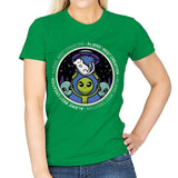 Aliens' Best Creation - Womens T-Shirts RIPT Apparel Small / Irish Green