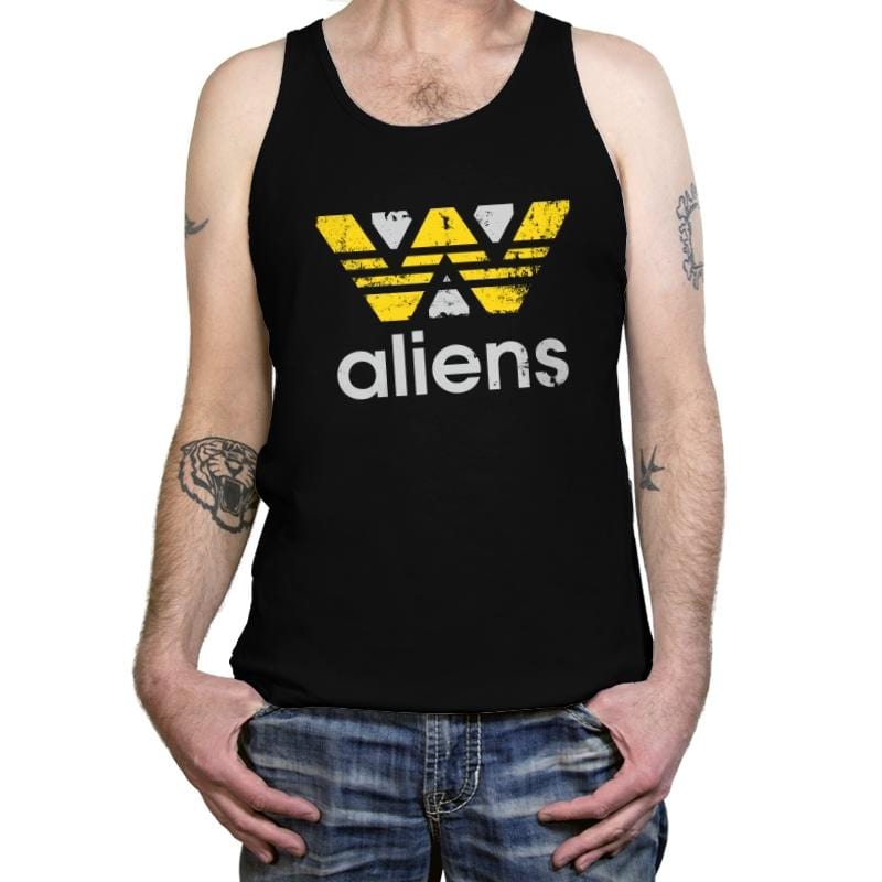 Aliens Sportswear - Tanktop Tanktop RIPT Apparel X-Small / Black