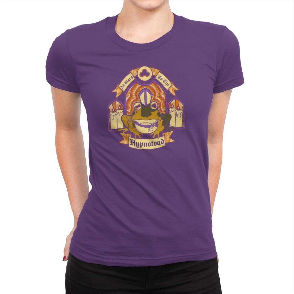 ALL GLORY TO HIM Exclusive - Womens Premium T-Shirts RIPT Apparel Small / Purple Rush