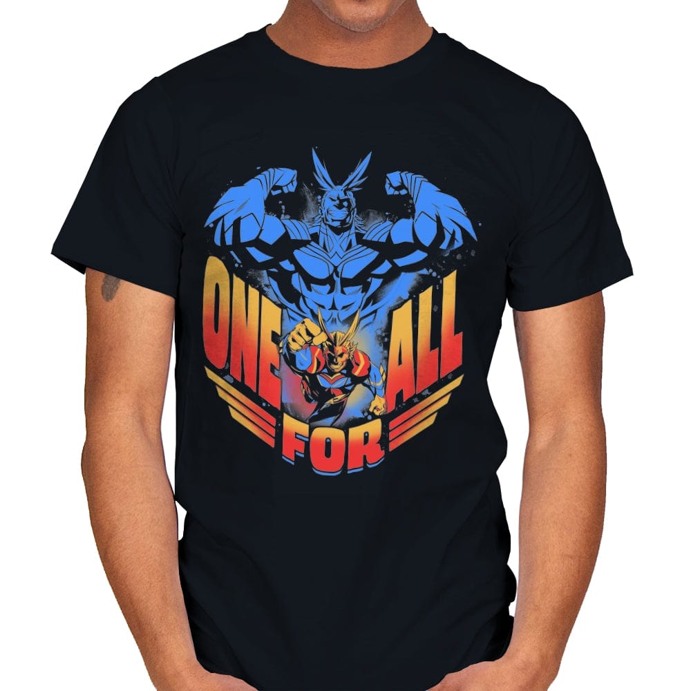 All Might - Mens T-Shirts RIPT Apparel Small / Black