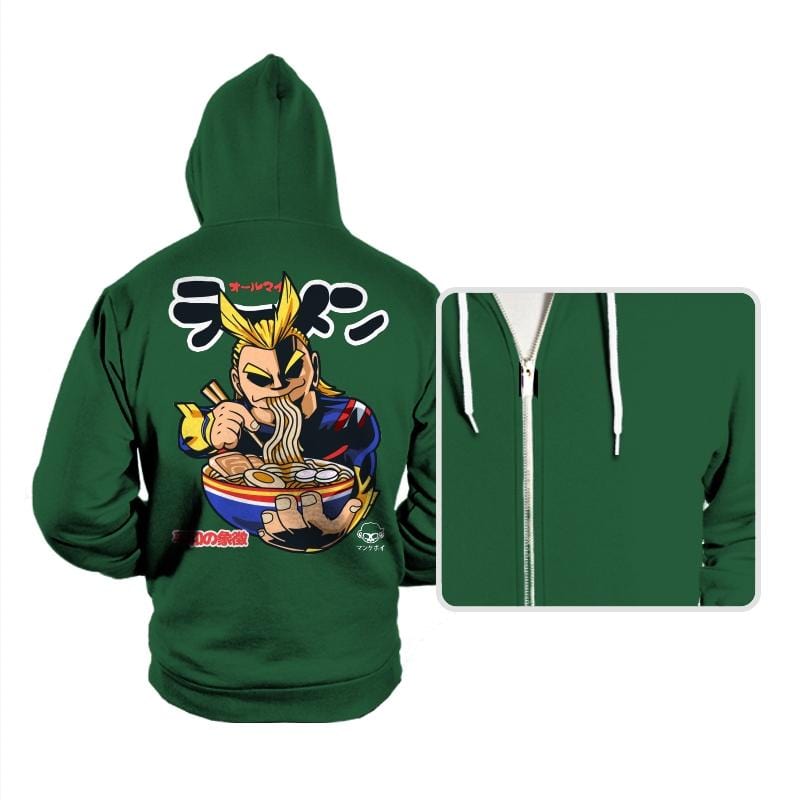 All Might Ramen - Hoodies Hoodies RIPT Apparel Small / True Royal