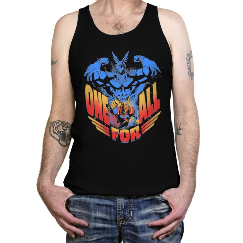 All Might - Tanktop Tanktop RIPT Apparel X-Small / Black