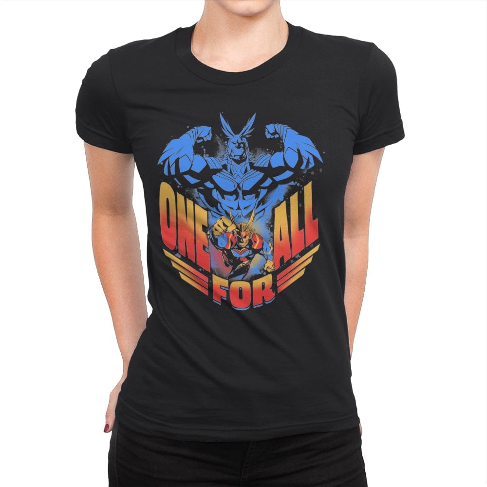 All Might - Womens Premium T-Shirts RIPT Apparel Small / Black