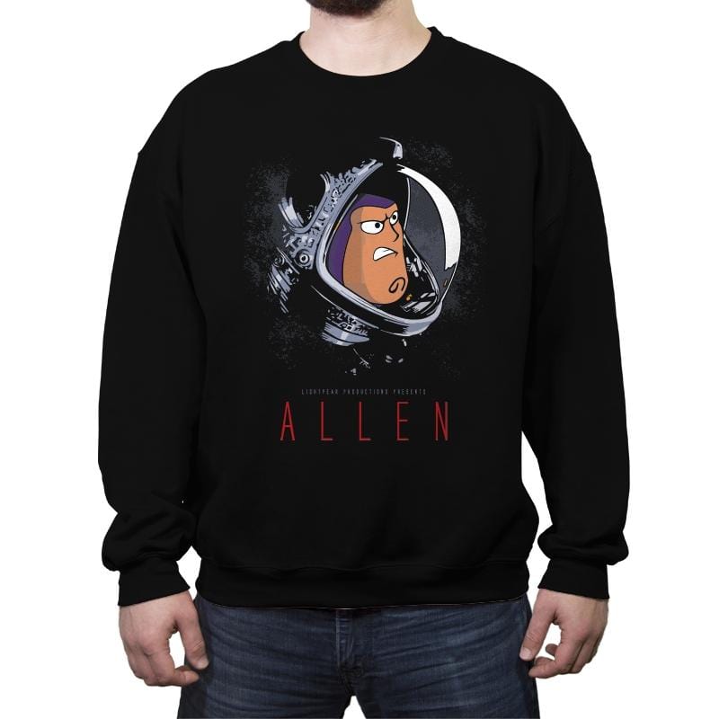 Allen - Crew Neck Sweatshirt Crew Neck Sweatshirt RIPT Apparel Small / Black