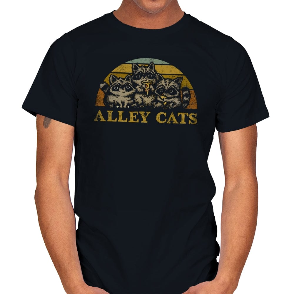 Alley Cats - Mens T-Shirts RIPT Apparel Small / Black