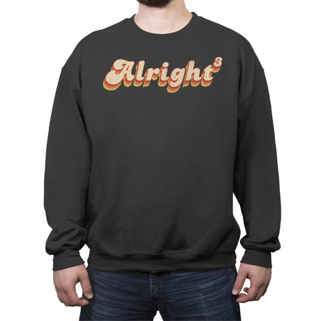 Alright - Crew Neck Sweatshirt Crew Neck Sweatshirt RIPT Apparel Small / Charcoal