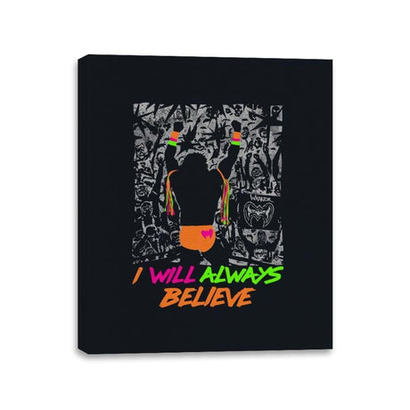 Always Believe - Canvas Wraps Canvas Wraps RIPT Apparel 11x14 / Black