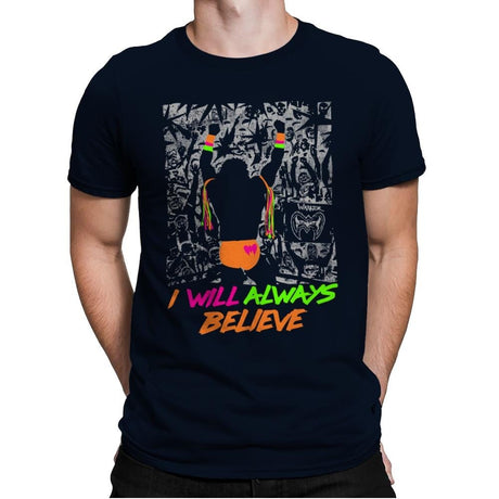 Always Believe - Mens Premium T-Shirts RIPT Apparel Small / Midnight Navy