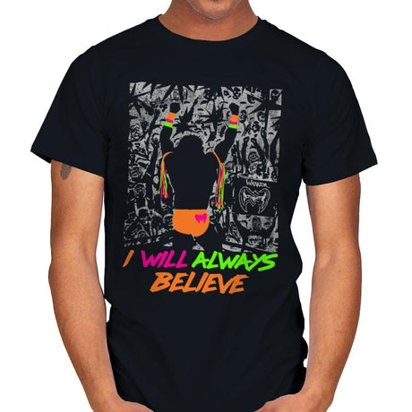 Always Believe - Mens T-Shirts RIPT Apparel Small / Black