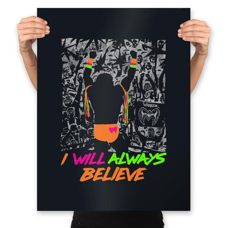 Always Believe - Prints Posters RIPT Apparel 18x24 / Black