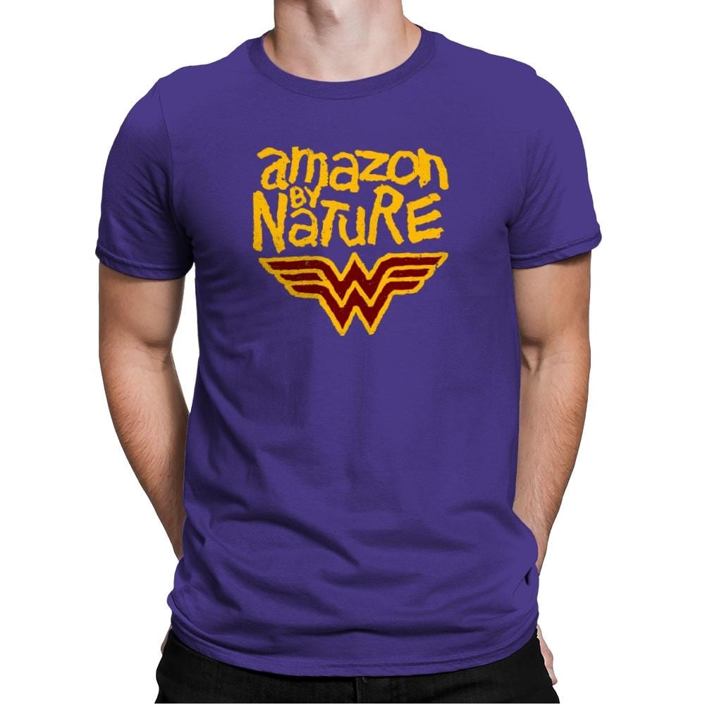 Amazon By Nature Exclusive - Wonderful Justice - Mens Premium T-Shirts RIPT Apparel Small / Purple Rush