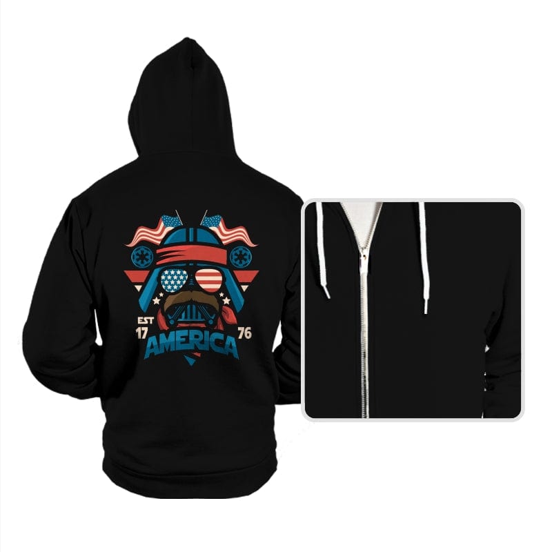 Amerivader - Hoodies Hoodies RIPT Apparel Small / Black