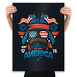 Amerivader - Prints Posters RIPT Apparel 18x24 / Black