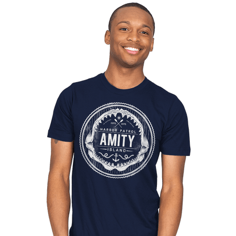 Amity Island Harbor Patrol - Mens T-Shirts RIPT Apparel