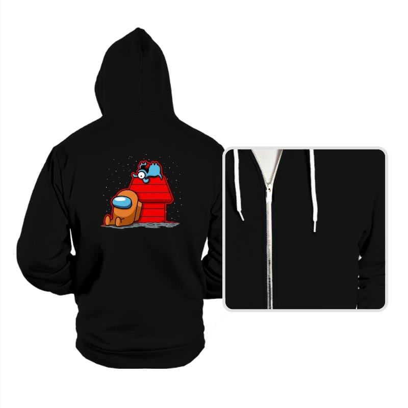 Among Nuts - Hoodies Hoodies RIPT Apparel Small / Black