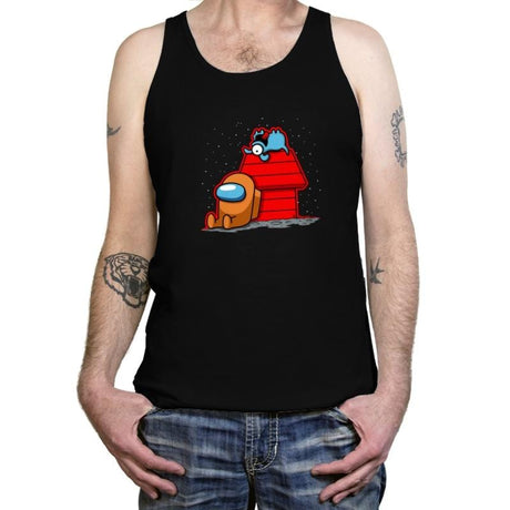 Among Nuts - Tanktop Tanktop RIPT Apparel X-Small / Black