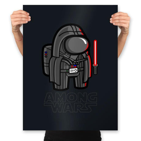 Among Wars - Prints Posters RIPT Apparel 18x24 / Black