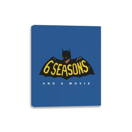 And A Movie - Canvas Wraps Canvas Wraps RIPT Apparel 8x10 / Royal