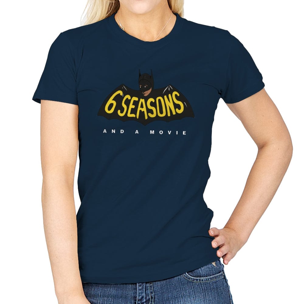 And A Movie - Womens T-Shirts RIPT Apparel Small / Navy