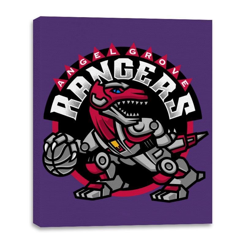 Angel Grove Rangers - Canvas Wraps Canvas Wraps RIPT Apparel 16x20 / Purple