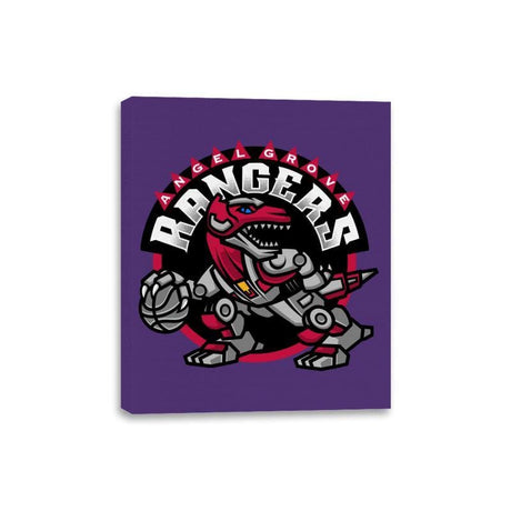 Angel Grove Rangers - Canvas Wraps Canvas Wraps RIPT Apparel 8x10 / Purple