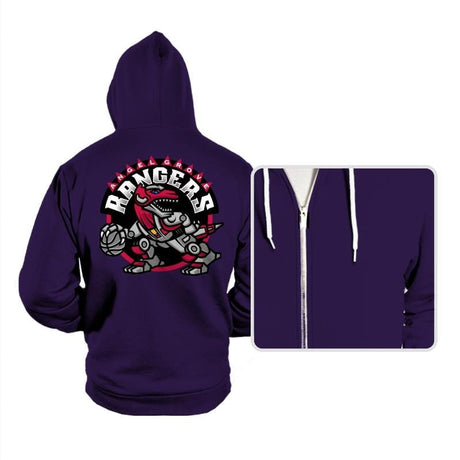 Angel Grove Rangers - Hoodies Hoodies RIPT Apparel Small / Team Purple
