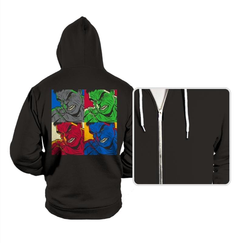 Angry Pop - Hoodies Hoodies RIPT Apparel Small / Black