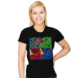 Angry Pop - Womens T-Shirts RIPT Apparel Small / Black