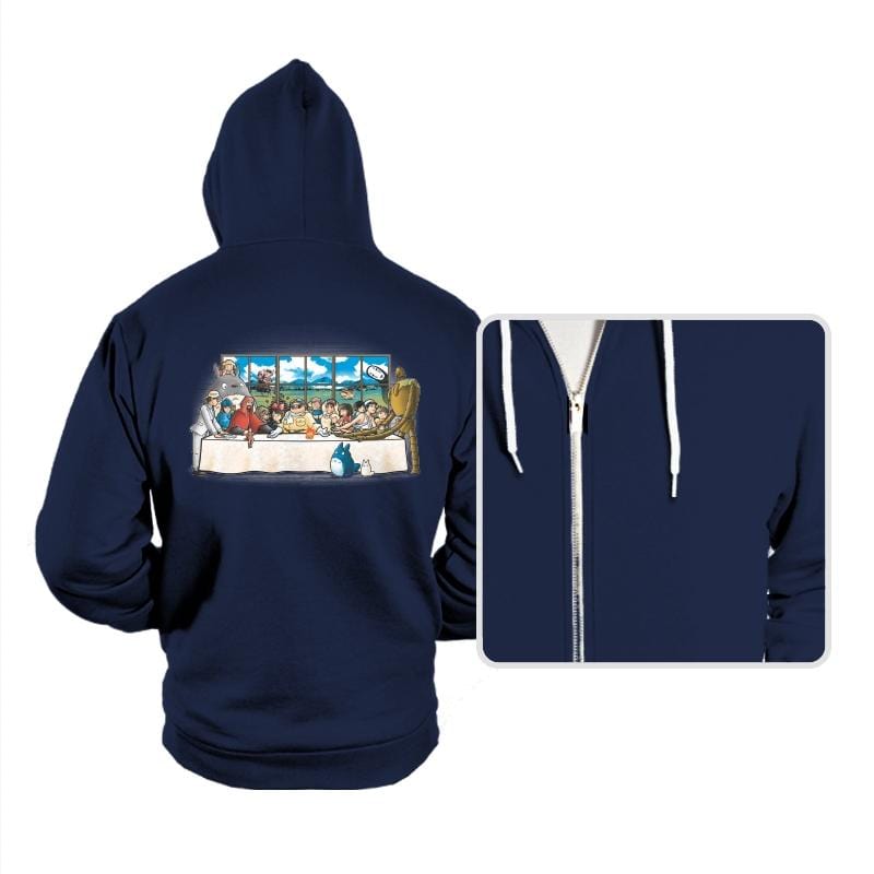 Anime Dinner - Hoodies Hoodies RIPT Apparel Small / Navy