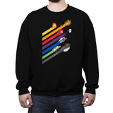 Anime Streak - Crew Neck Sweatshirt Crew Neck Sweatshirt RIPT Apparel Small / Black