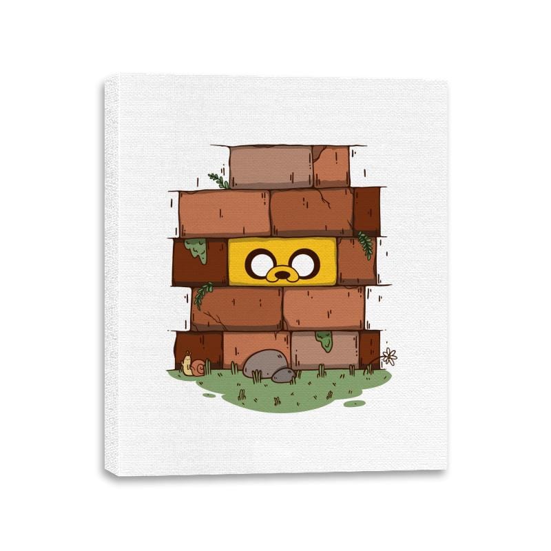 Another Brick in the Wall - Canvas Wraps Canvas Wraps RIPT Apparel 11x14 / White