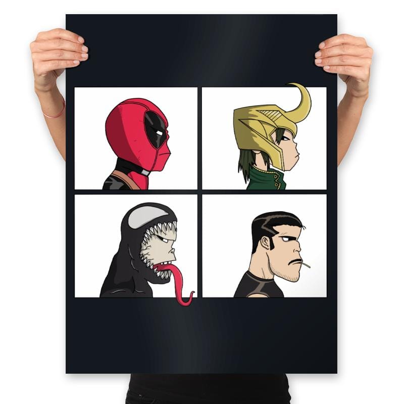 Antihero - Prints Posters RIPT Apparel 18x24 / Black