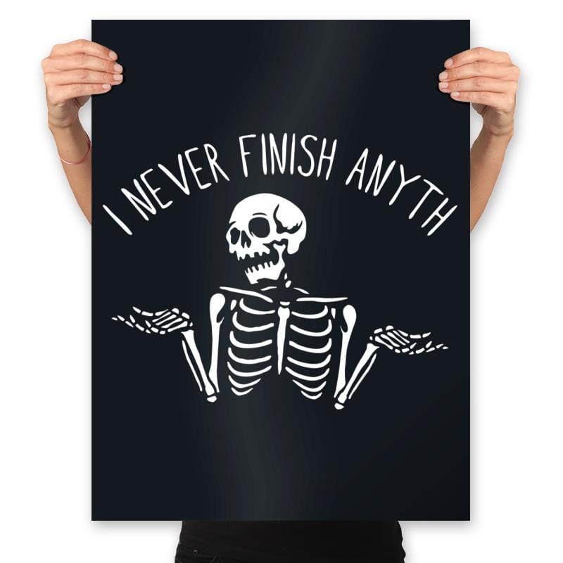 Anything - Prints Posters RIPT Apparel 18x24 / Black