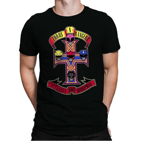 Appetite for Morphin - Mens Premium T-Shirts RIPT Apparel Small / Black