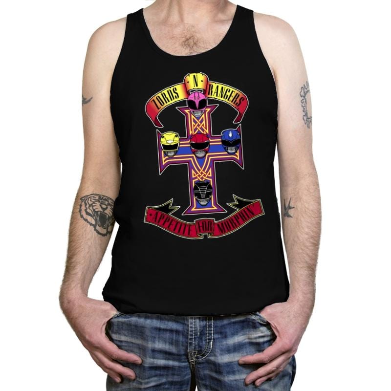 Appetite for Morphin - Tanktop Tanktop RIPT Apparel X-Small / Black