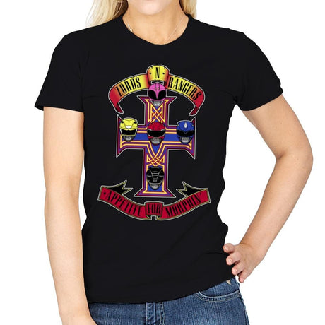 Appetite for Morphin - Womens T-Shirts RIPT Apparel Small / Black