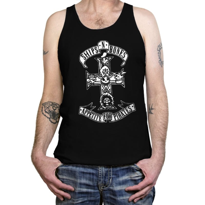 Appetite For Pirates - Tanktop Tanktop RIPT Apparel X-Small / Black