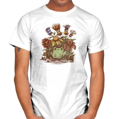 April Showers Bring Strange Flowers - Mens T-Shirts RIPT Apparel Small / White