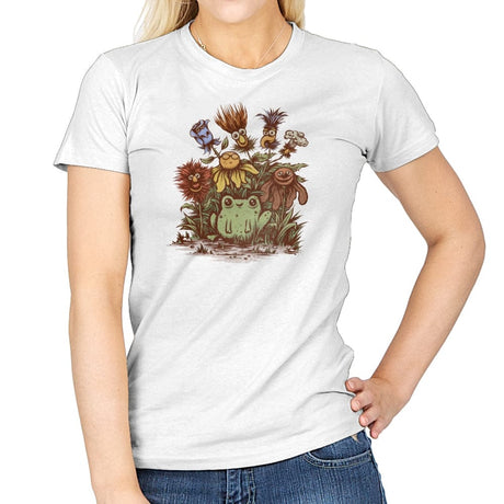 April Showers Bring Strange Flowers - Womens T-Shirts RIPT Apparel Small / White