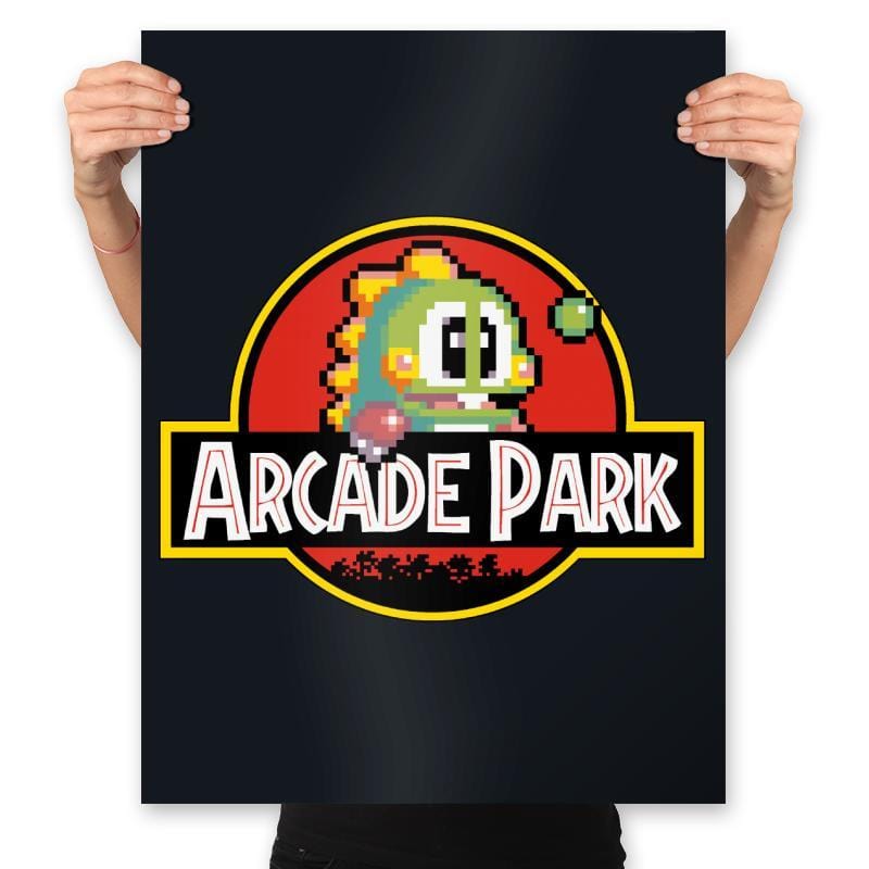 Arcade Park - Prints Posters RIPT Apparel 18x24 / Black