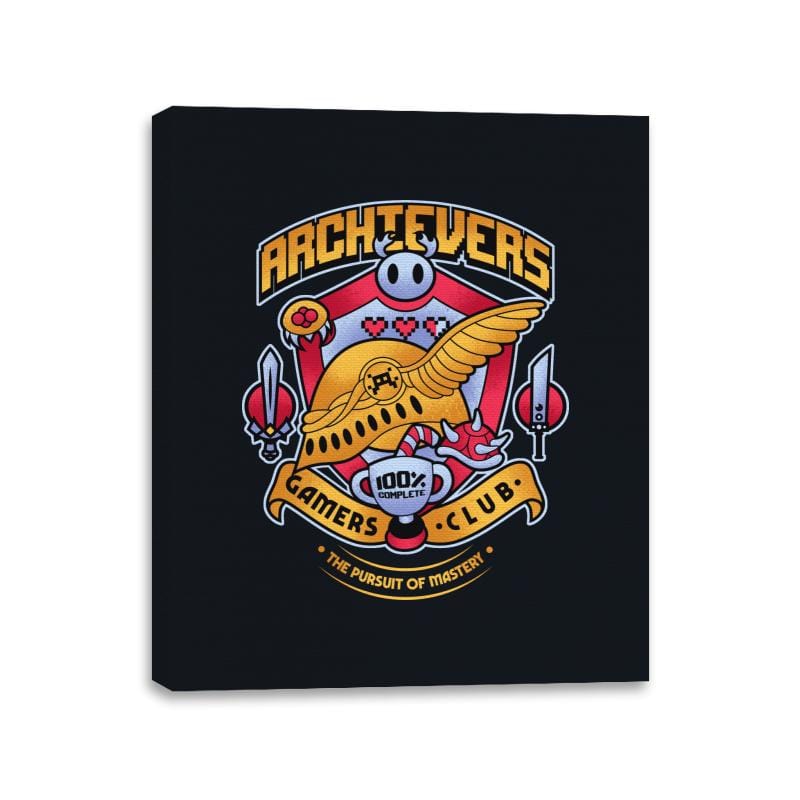 Archievers Gamers Club - Canvas Wraps Canvas Wraps RIPT Apparel 11x14 / Black