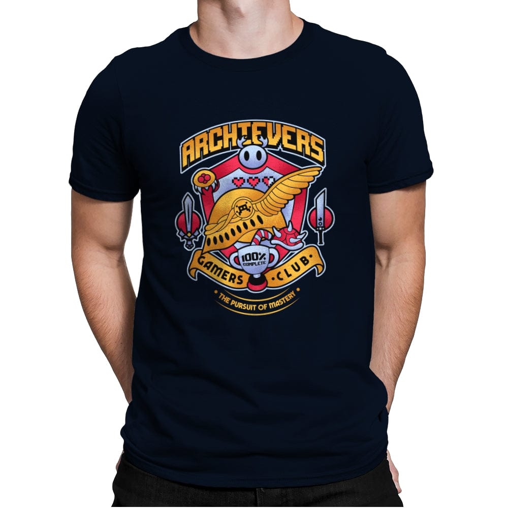 Archievers Gamers Club - Mens Premium T-Shirts RIPT Apparel Small / Midnight Navy