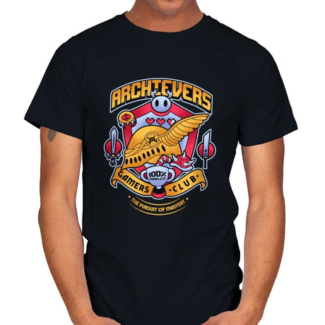 Archievers Gamers Club - Mens T-Shirts RIPT Apparel Small / Black